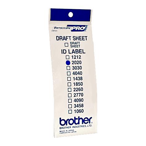 Brother etiquetas (ID2020 / 20x20mm)