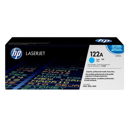 HP cartucho de tóner cian (Q3961A / 122A)