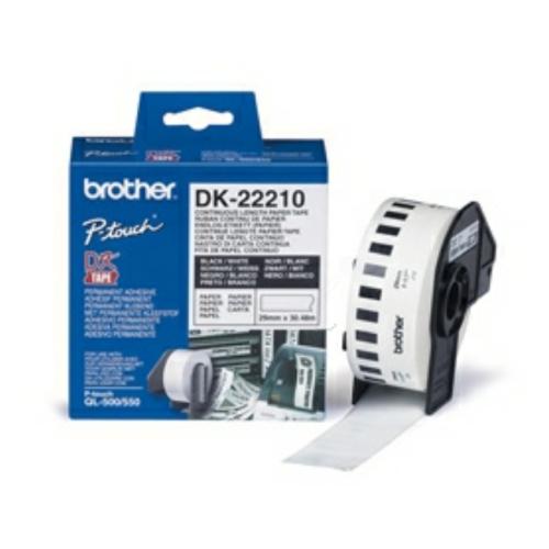 Brother etiquetas blanco (DK22210), 29mm