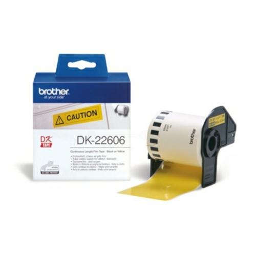 Brother etiquetas amarillo (DK22606), 62mm