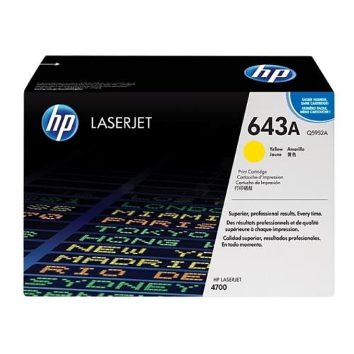 HP cartucho de tóner amarillo (Q5952A / 643A)