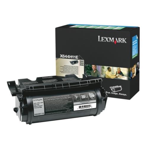 Lexmark cartucho de tóner negro (X644H11E / 0X644H11E) (Retorno)