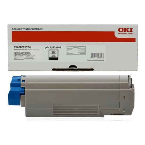 Oki cartucho de tóner negro (43324408)