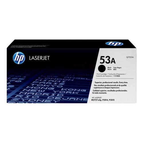 HP cartucho de tóner negro (Q7553A / 53A)