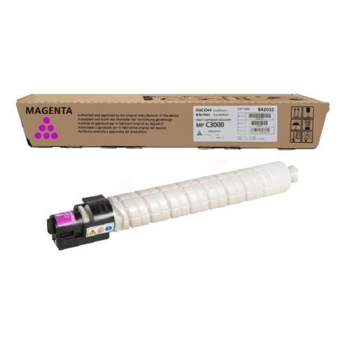 Ricoh cartucho de tóner magenta (842032 / MPC3000)