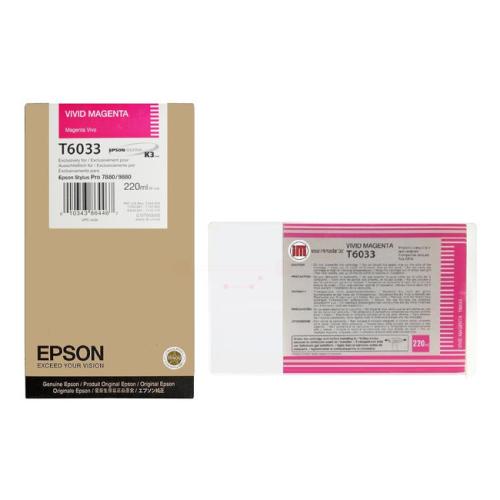 Epson cartucho de tinta magenta (C13T603300 / T6033)
