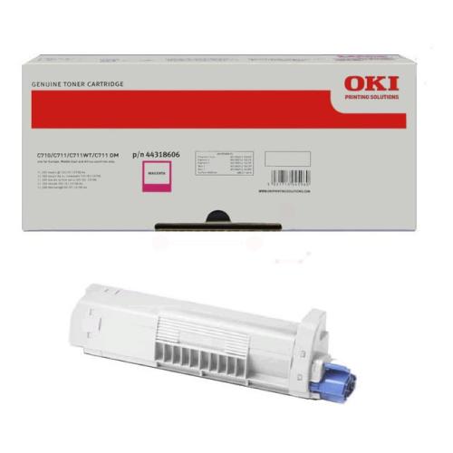Oki cartucho de tóner magenta (44318606)