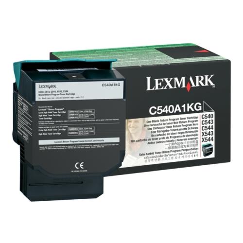 Lexmark cartucho de tóner negro (C540A1KG / 0C540A1KG) (Retorno)