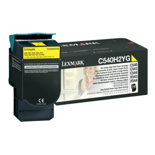 Lexmark cartucho de tóner amarillo (C540H2YG / 0C540H2YG)