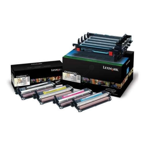 Lexmark tambor negro / cian / magenta / amarillo (C540X74G / 0C540X74G) (multipack)