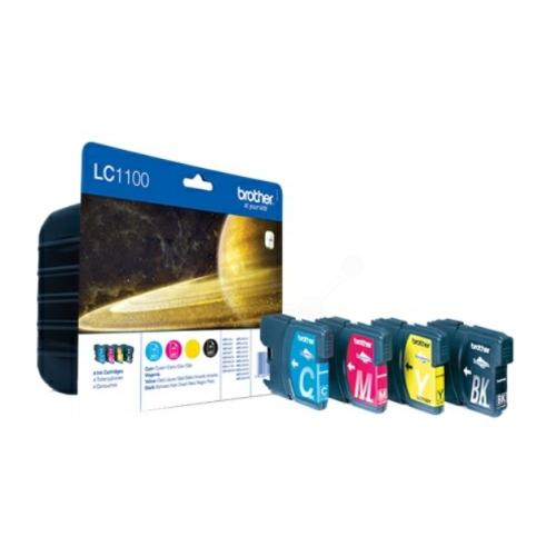 Brother cartucho de tinta negro / cian / magenta / amarillo (LC1100VALBPDR) (multipack)