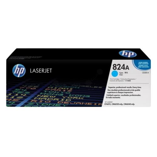 HP cartucho de tóner cian (CB381A / 824A)