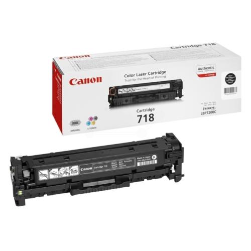 Canon cartucho de tóner negro (2662B002 / 718BK)
