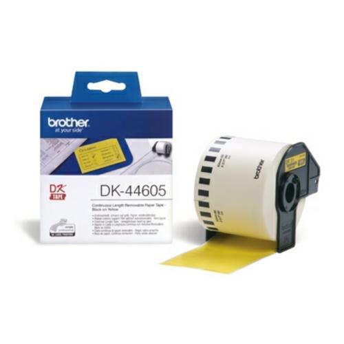 Brother etiquetas amarillo (DK44605), 62mm