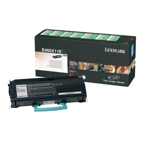 Lexmark cartucho de tóner negro (E460X11E / 0E460X11E) (Retorno, alta capacidad)