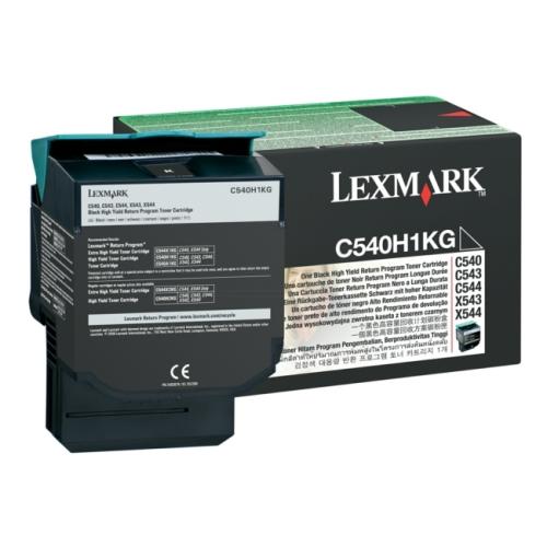 Lexmark cartucho de tóner negro (C540H1KG / 0C540H1KG) (Retorno)