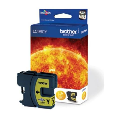 Brother cartucho de tinta amarillo (LC980Y)