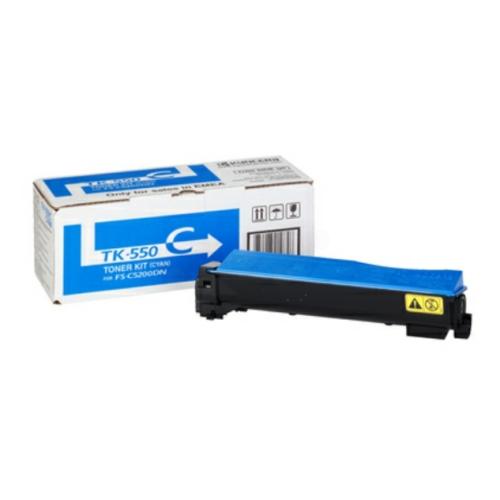 Kyocera cartucho de tóner cian (1T02HMCEU0 / TK550C)