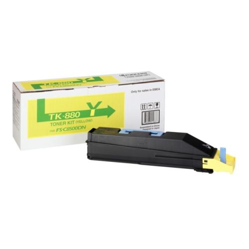 Kyocera cartucho de tóner amarillo (1T02KAANL0 / TK880Y)