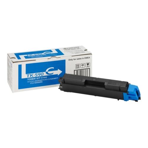 Kyocera cartucho de tóner cian (1T02KVCNL0 / TK590C)