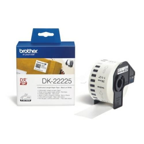 Brother etiquetas blanco (DK22225), 38mm
