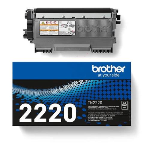 Brother cartucho de tóner negro (TN2220) (alta capacidad)