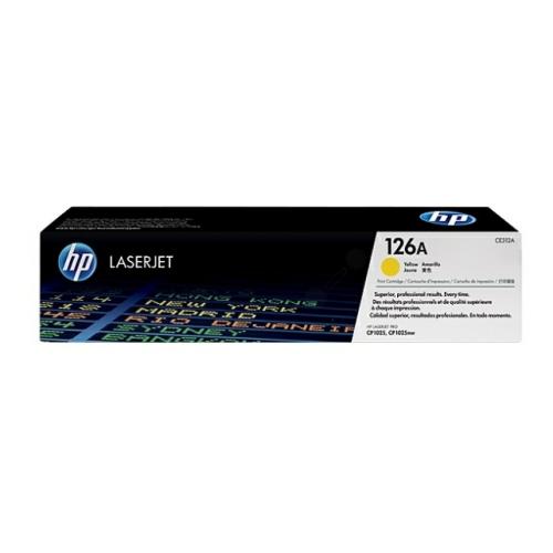 HP cartucho de tóner amarillo (CE312A / 126A)