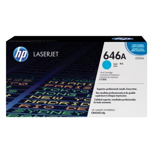 HP cartucho de tóner cian (CF031A / 646A)
