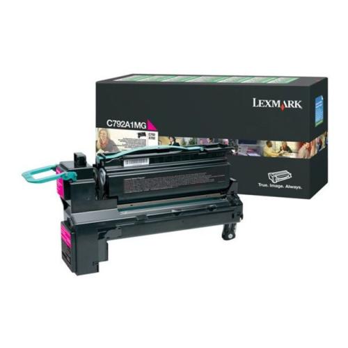 Lexmark cartucho de tóner magenta (C792A1MG / 0C792A1MG) (Retorno)