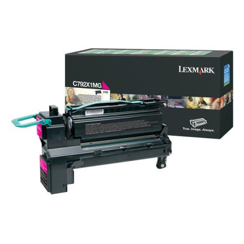 Lexmark cartucho de tóner magenta (C792X1MG / 0C792X1MG) (Retorno, alta capacidad)