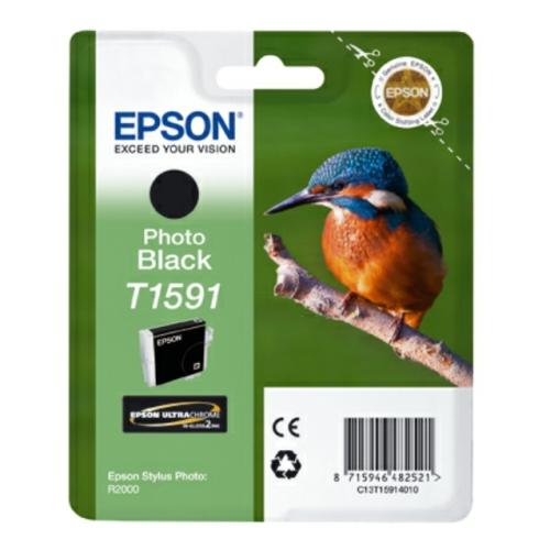 Epson cartucho de tinta foto negra (C13T15914010 / T1591)