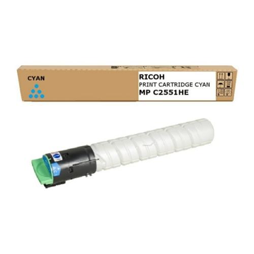 Ricoh cartucho de tóner cian (842064 / TYPEMPC2551HE)