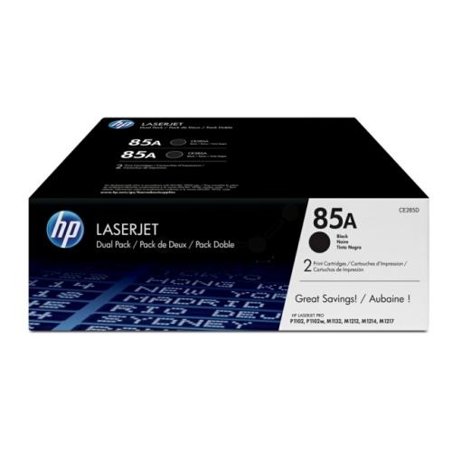 HP cartucho de tóner negro (CE285AD / 85A) (Paquete Doble)