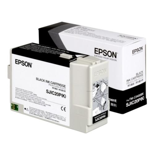 Epson cartucho de tinta negro (C33S020490 / SJIC20P(K))