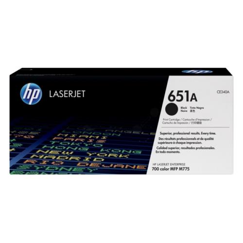 HP cartucho de tóner negro (CE340A / 651A)
