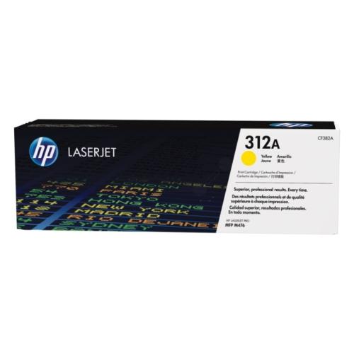 HP cartucho de tóner amarillo (CF382A / 312A)