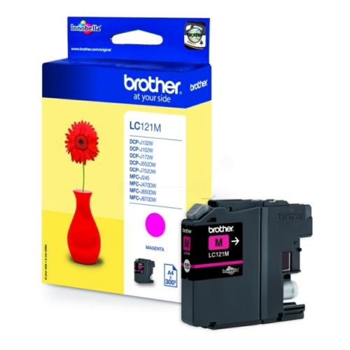 Brother cartucho de tinta magenta (LC121M)