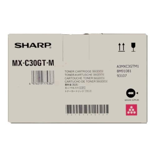 Sharp cartucho de tóner magenta (MXC30GTM)
