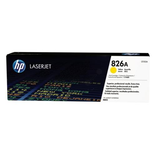 HP cartucho de tóner amarillo (CF312A / 826A)
