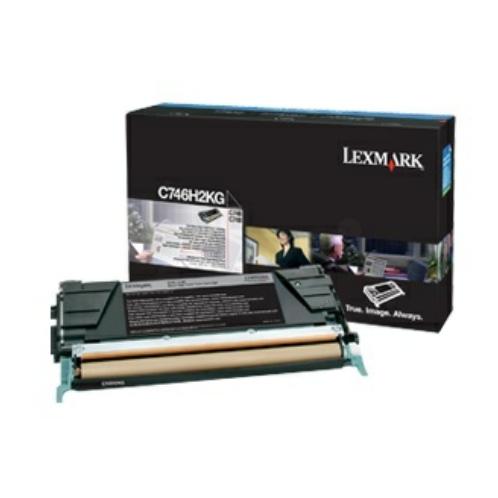Lexmark cartucho de tóner negro (C746H2KG / 0C746H2KG)