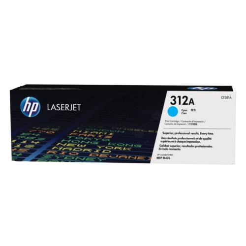 HP cartucho de tóner cian (CF381A / 312A)