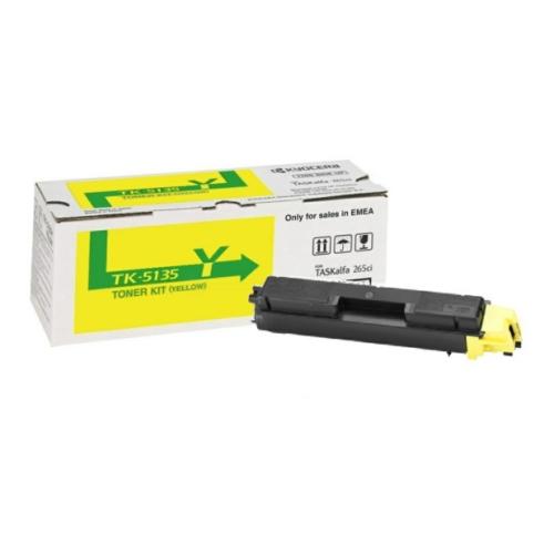 Kyocera cartucho de tóner amarillo (1T02PAANL0 / TK5135Y)