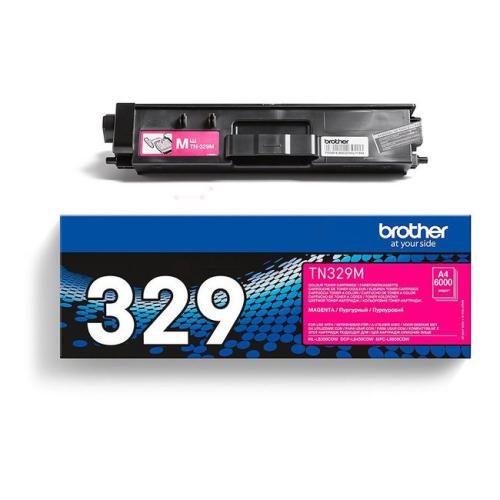 Brother cartucho de tóner magenta (TN329M) (alta capacidad)