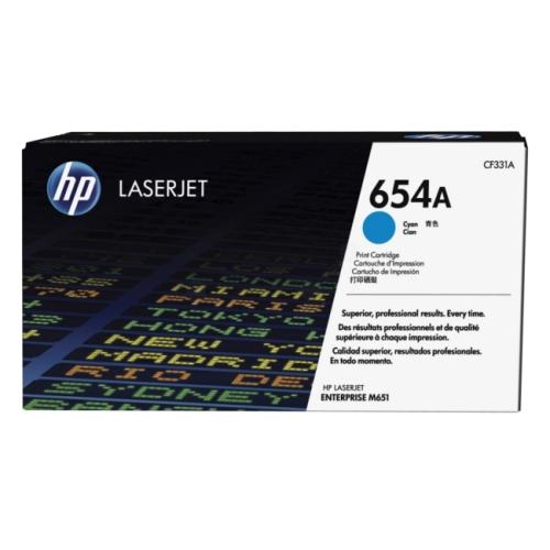HP cartucho de tóner cian (CF331A / 654A)