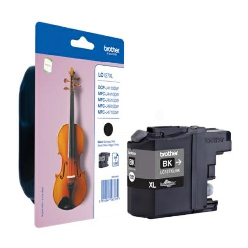 Brother cartucho de tinta negro (LC127XLBKBPDR / LC127XLBKBP2DR) (alta capacidad)