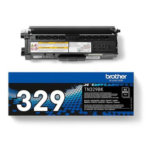 Brother cartucho de tóner negro (TN329BK) (alta capacidad)