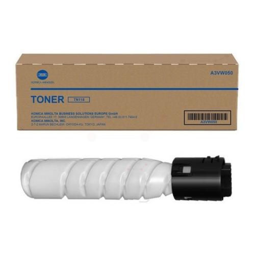 Konica Minolta cartucho de tóner negro (A3VW050 / TN118) (Paquete Doble)