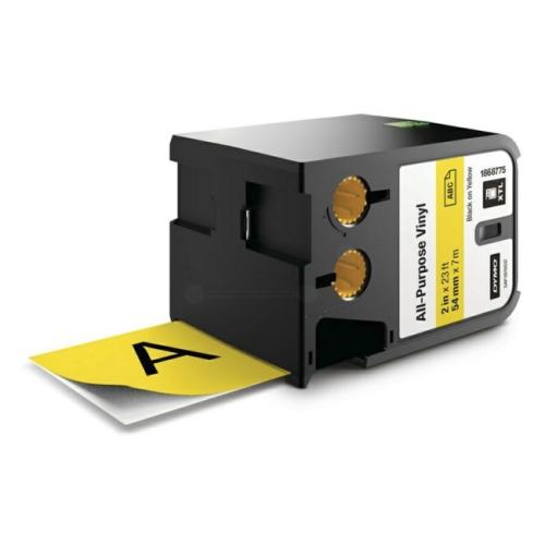 Dymo etiquetas negro sobre amarillo (1868775), 54mm