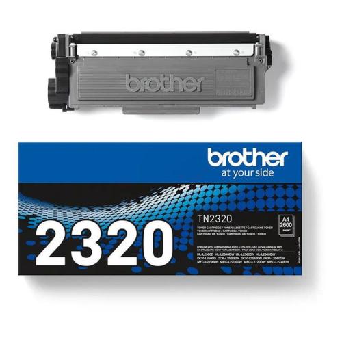 Brother cartucho de tóner negro (TN2320) (alta capacidad)