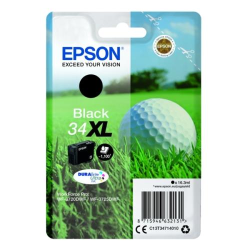 Epson cartucho de tinta negro (C13T34714010 / 34XL) (alta capacidad)